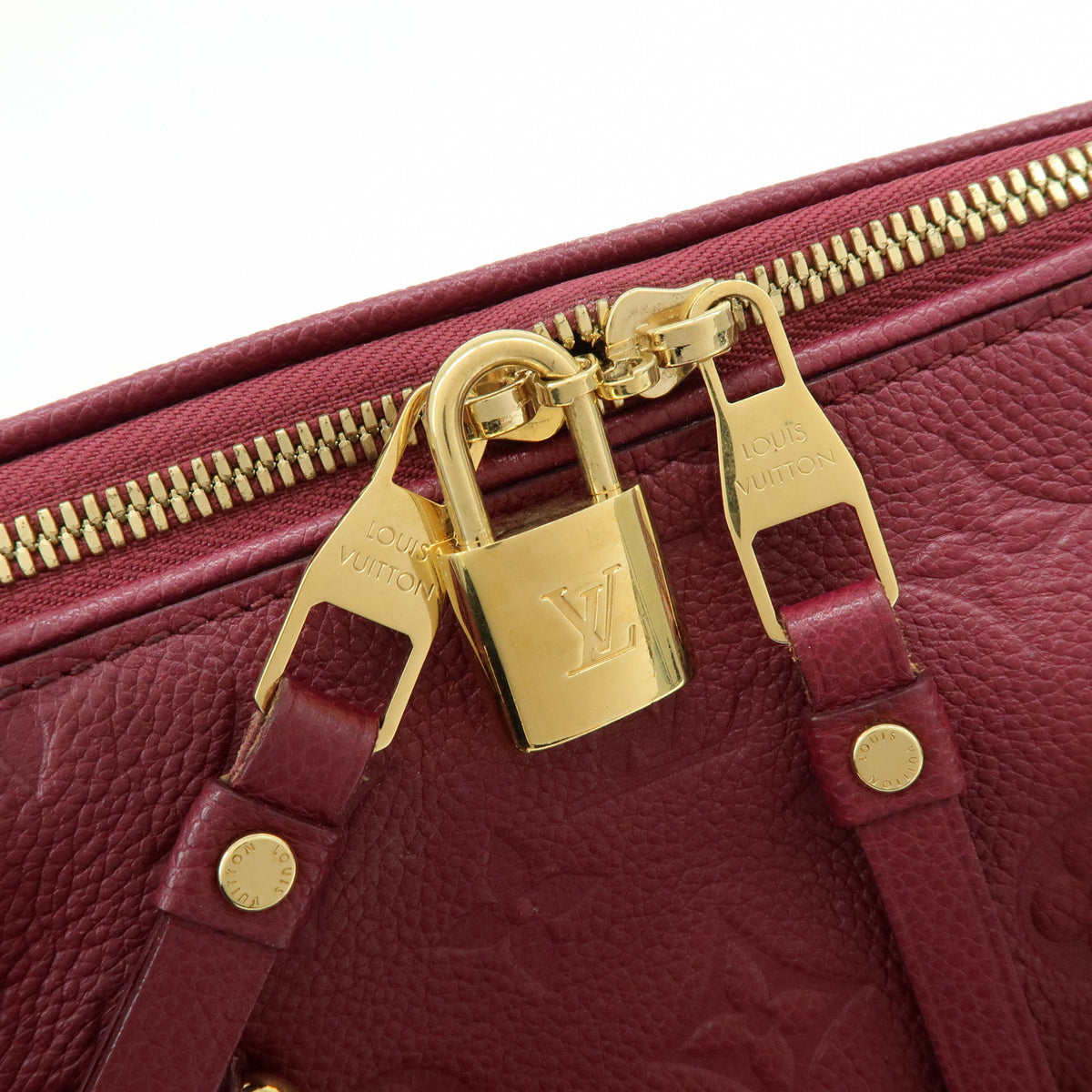 Louis Vuitton Monogram Empreinte Speedy Bandouliere 25 Aurore M40764