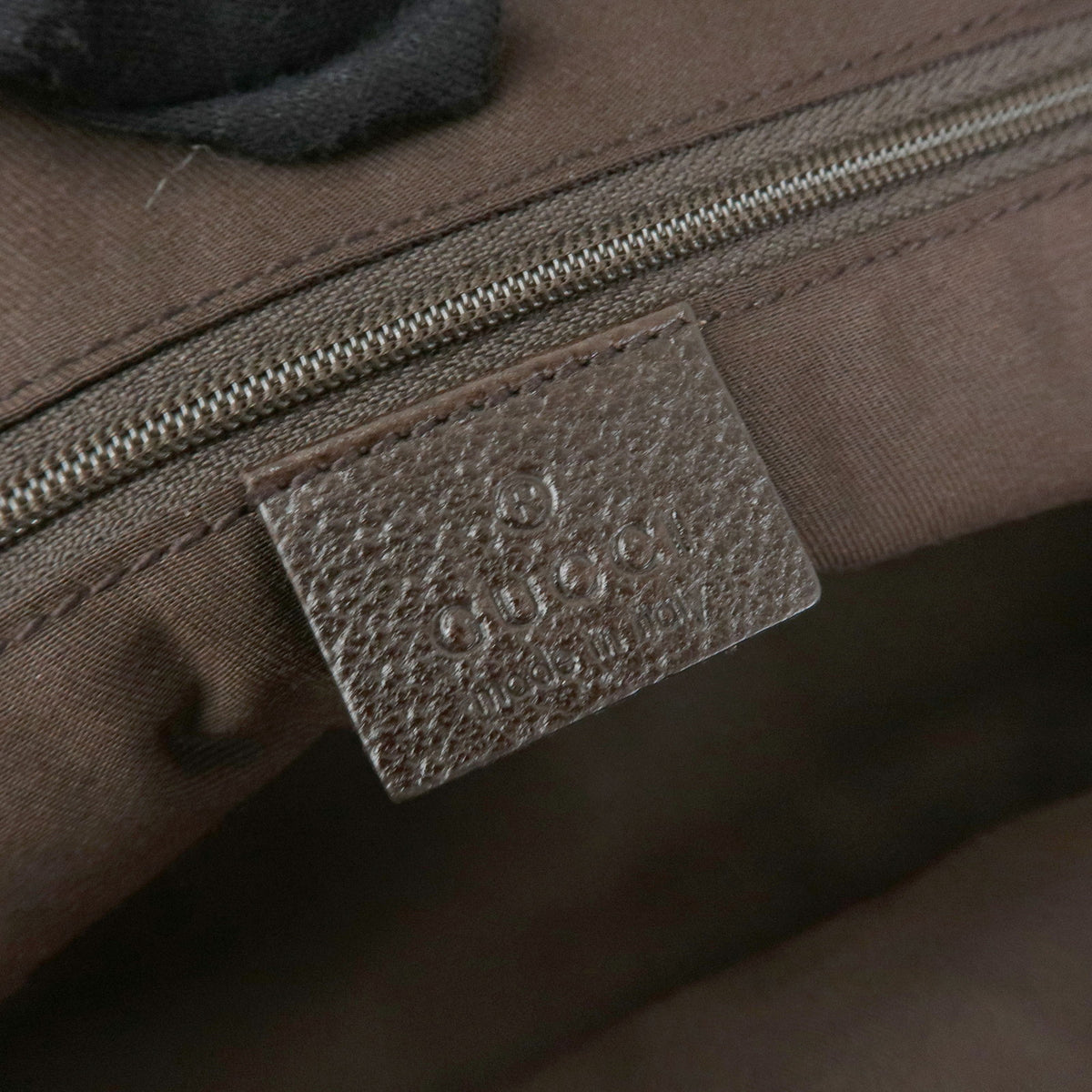 GUCCI Princy Sherry GG Canvas Leather Boston Bag Beige Brown 161720