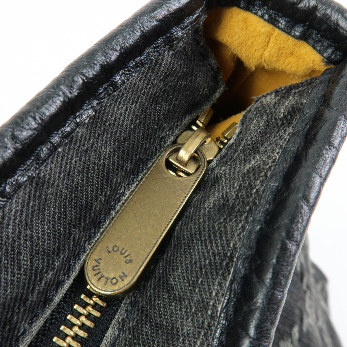 Louis Vuitton Monogram Denim Neo Cabby GM 2Way Bag Hand Bag Noir M95352