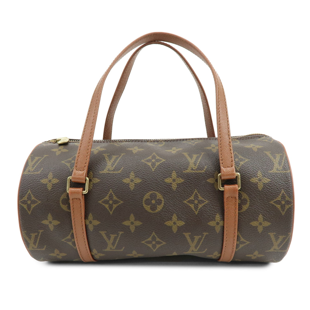 Louis Vuitton Monogram Papillon 26 Hand Bag Brown M51366