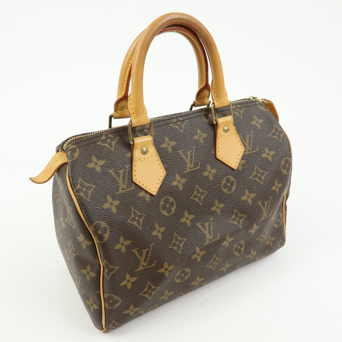 Louis Vuitton Monogram Speedy 25 Boston Bag Hand Bag Brown M41528