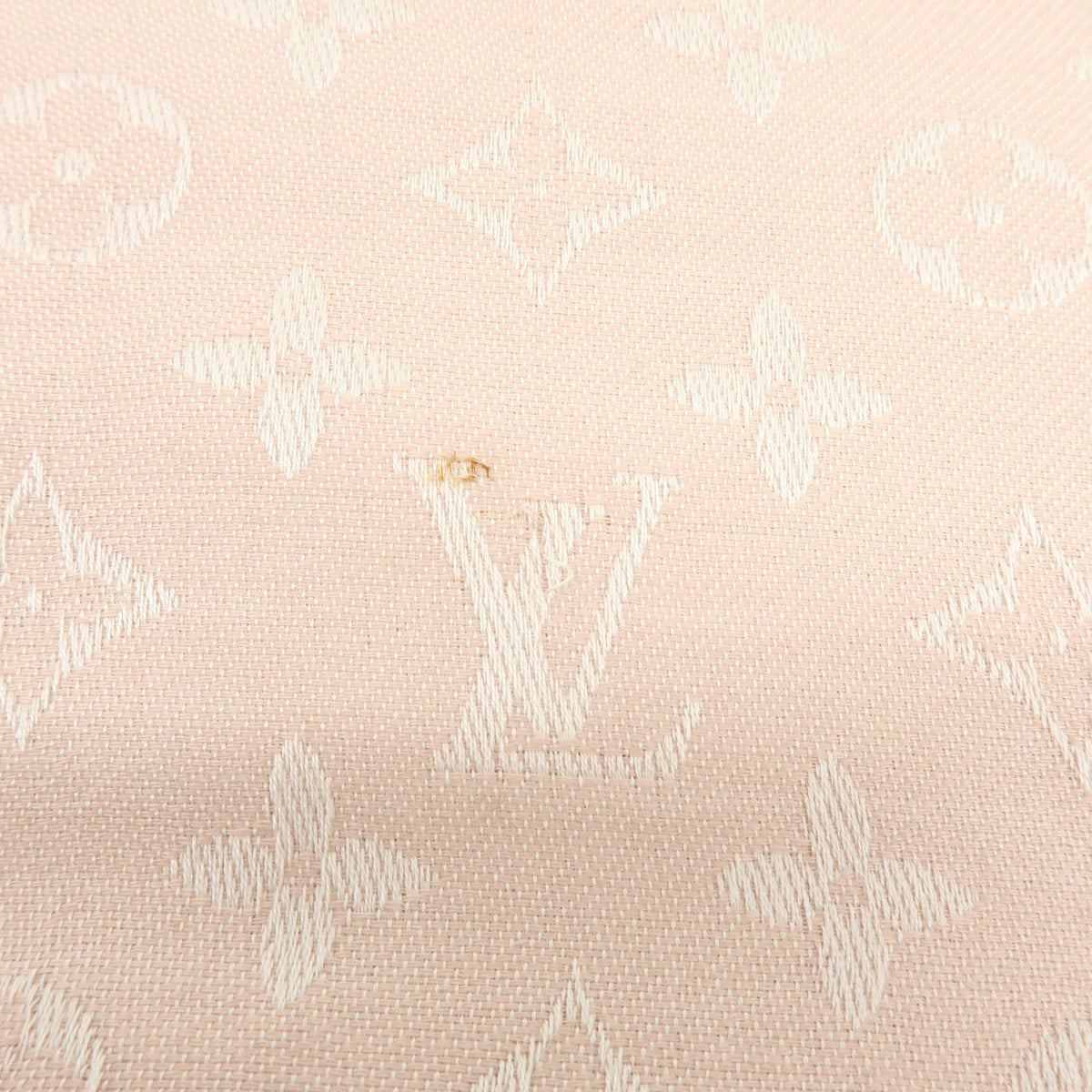 Louis Vuitton Monogram Silk Wool Scarf Rose Poudre 401910