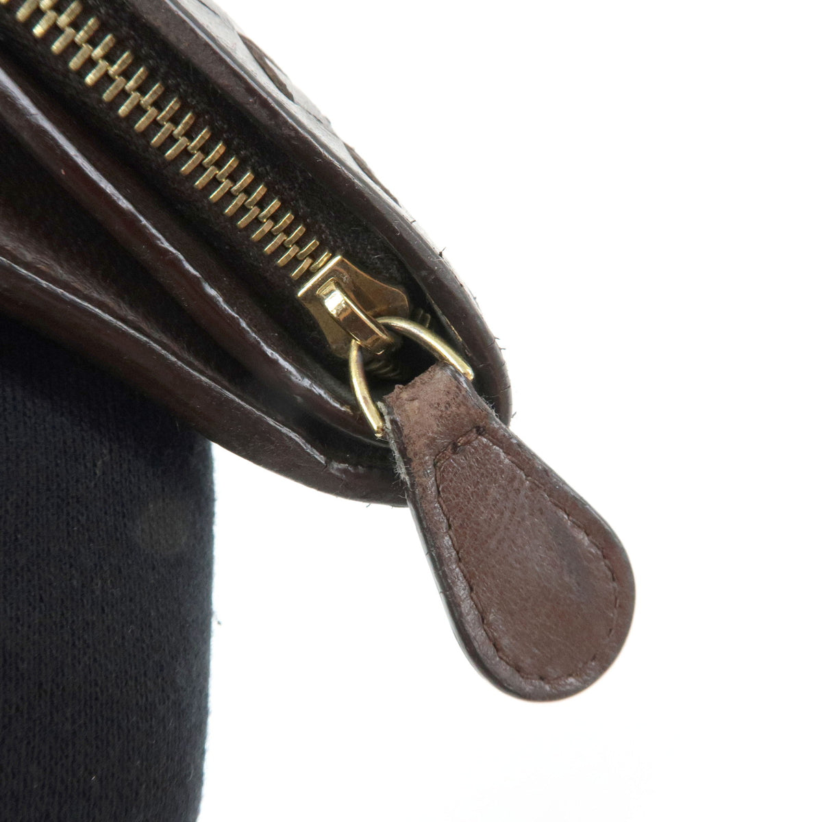 BOTTEGA VENETA Intrecciato Leather Bi-fold Long Wallet Brown 150509