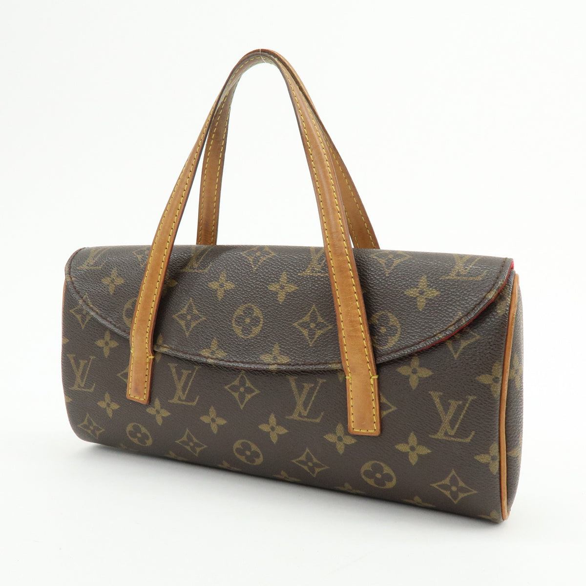 Louis Vuitton Monogram Canvas Sonatine Hand Bag Brown M51902