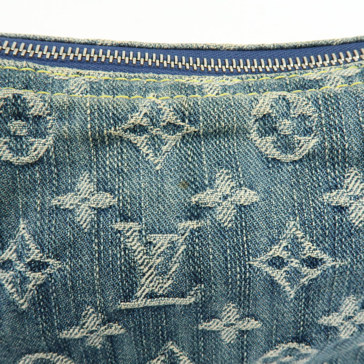 Louis Vuitton Monogram Denim Baggy PM 2Way Shoulder Bag Blue M95049 Lot