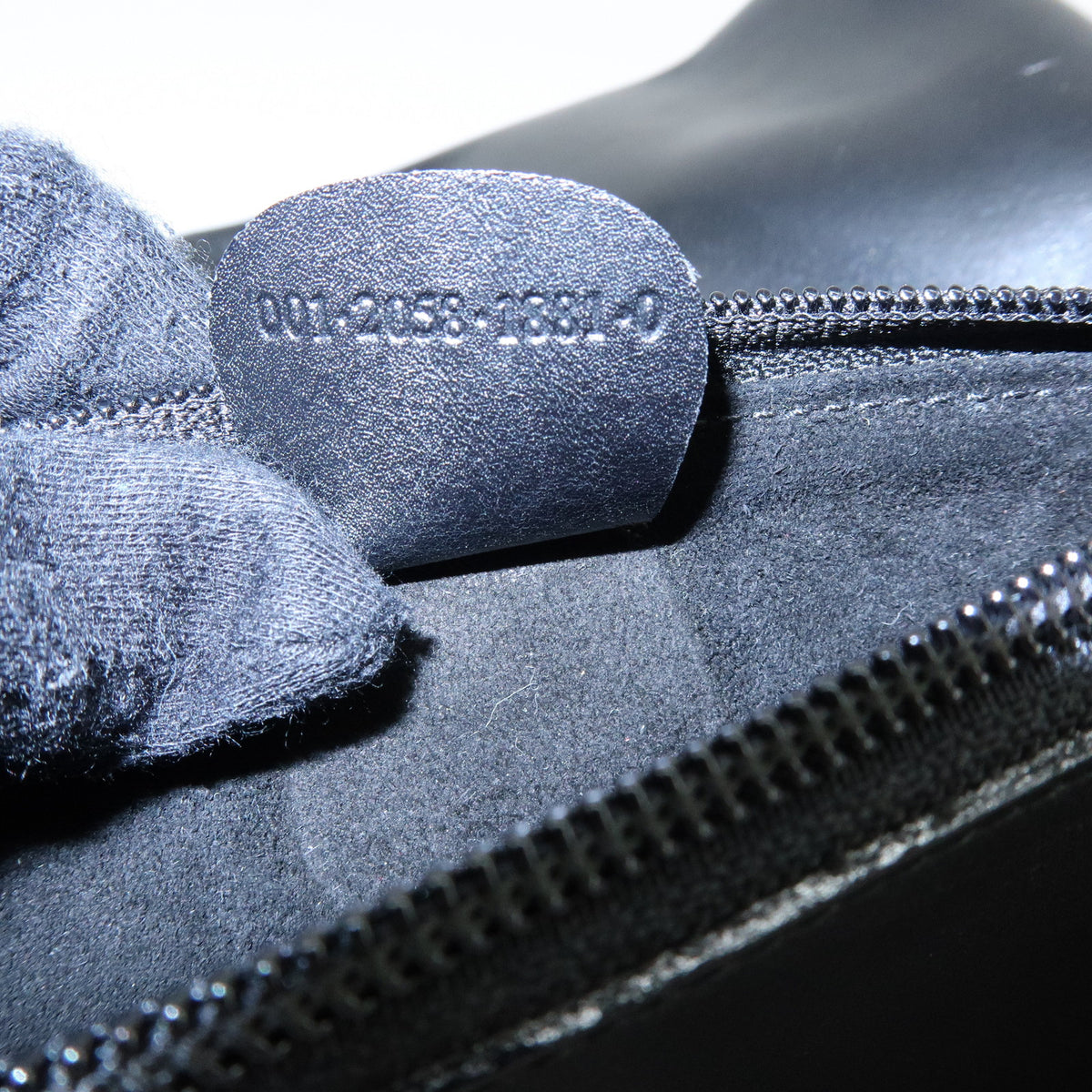 GUCCI Bamboo Leather Shoulder Bag Hand Bag Black 001・2058