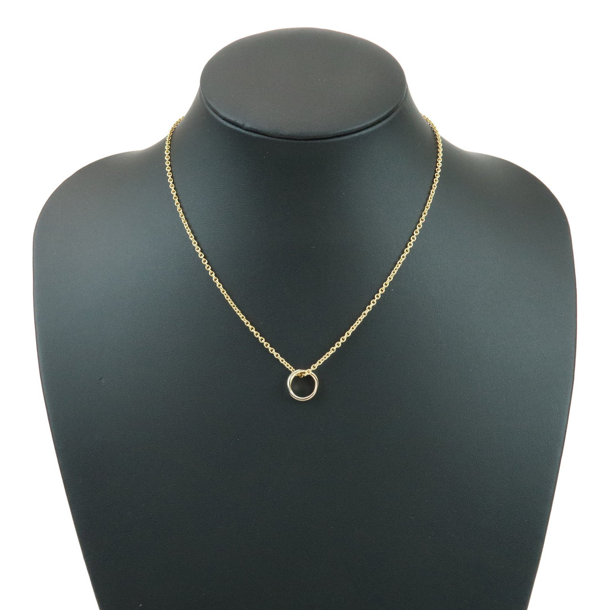 Cartier Trinity Necklace K18 750YG/WG/PG Yellow White Rose Gold