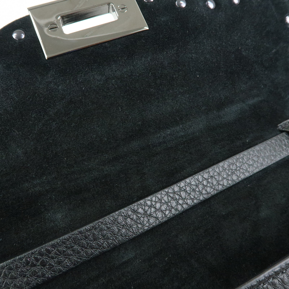 VALENTINO Rockstud Small Leather Shoulder Bag Black