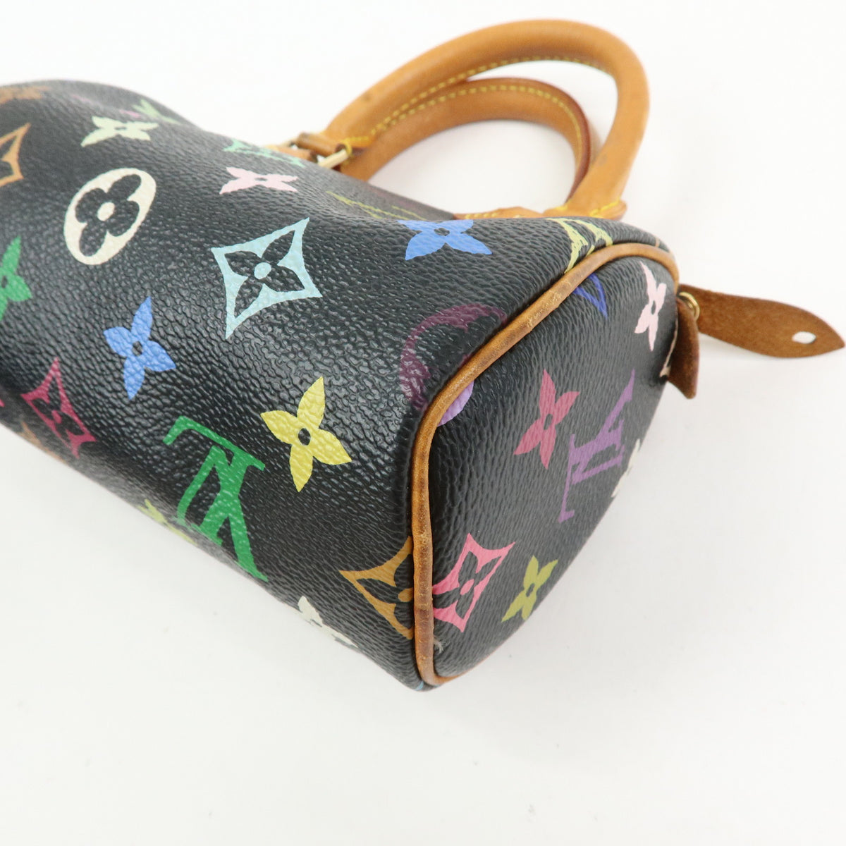 Louis Vuitton Monogram Multicolor Mini Speedy and Strap Noir Lot M92644