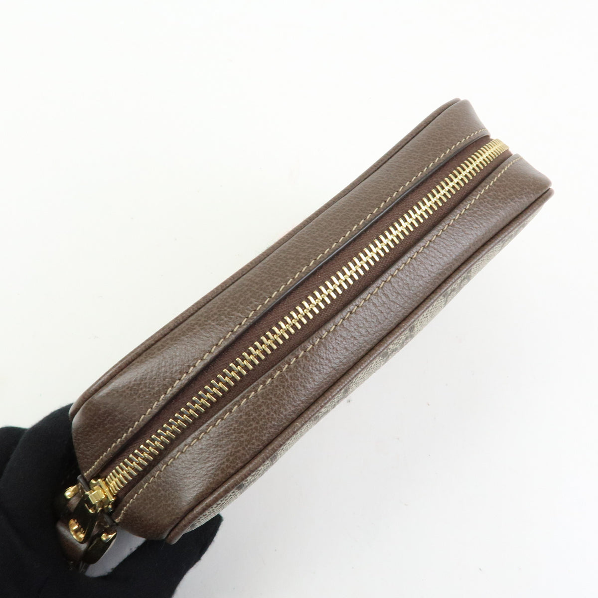 GUCCI Ophidia Sherry Double G GG Supreme Leather Shoulder Bag 517350