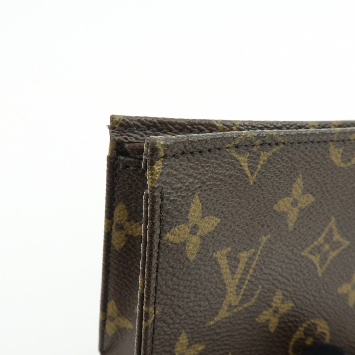 Louis Vuitton Monogram Poche Toilette 15 Cosmetic Pouch Brown M47546