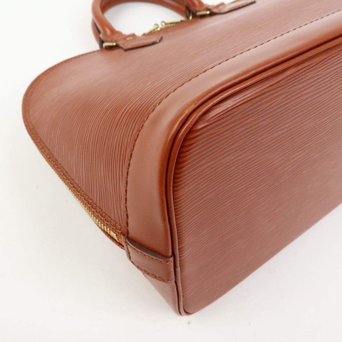 Louis Vuitton Epi Alma PM Hand Bag Kenya Brown M52143