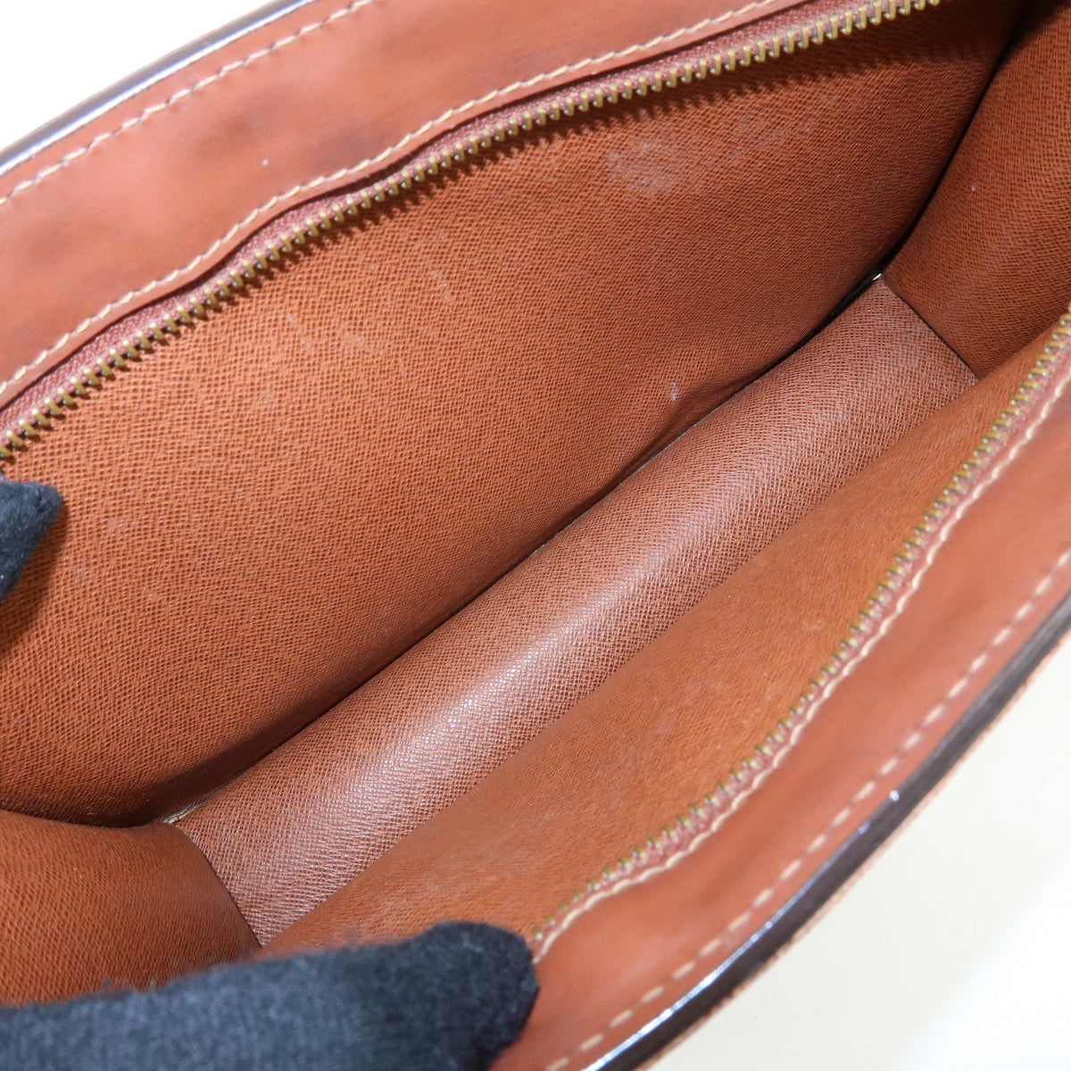 Louis Vuitton Monogram Pochette Homme Clutch Bag Brown M51795