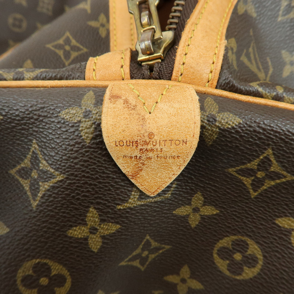 Louis Vuitton Monogram Sac Souple 55 Boston Bag Brown M41622