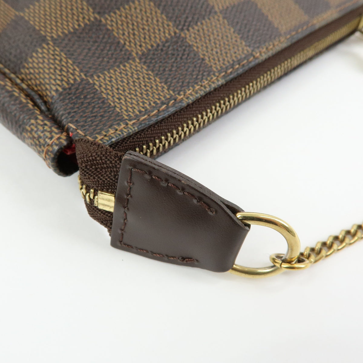 Louis Vuitton Damier Ebene Mini Pochette Accessoires Pouch N58009