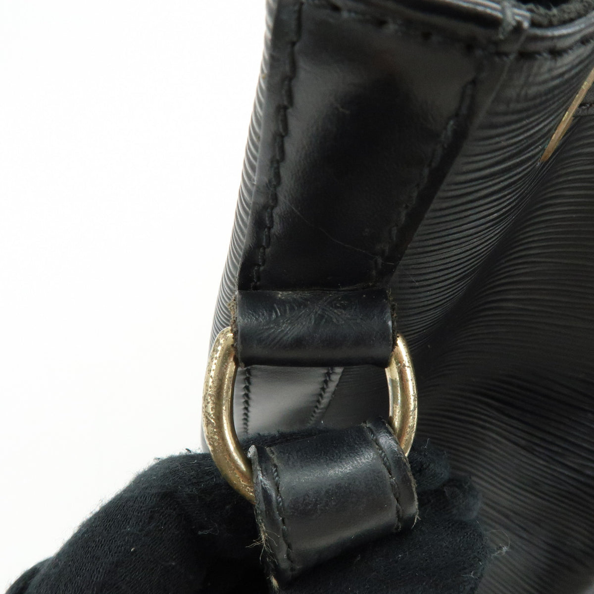Louis Vuitton Epi Leather Petit Noe Shoulder Bag Noir Black M59012