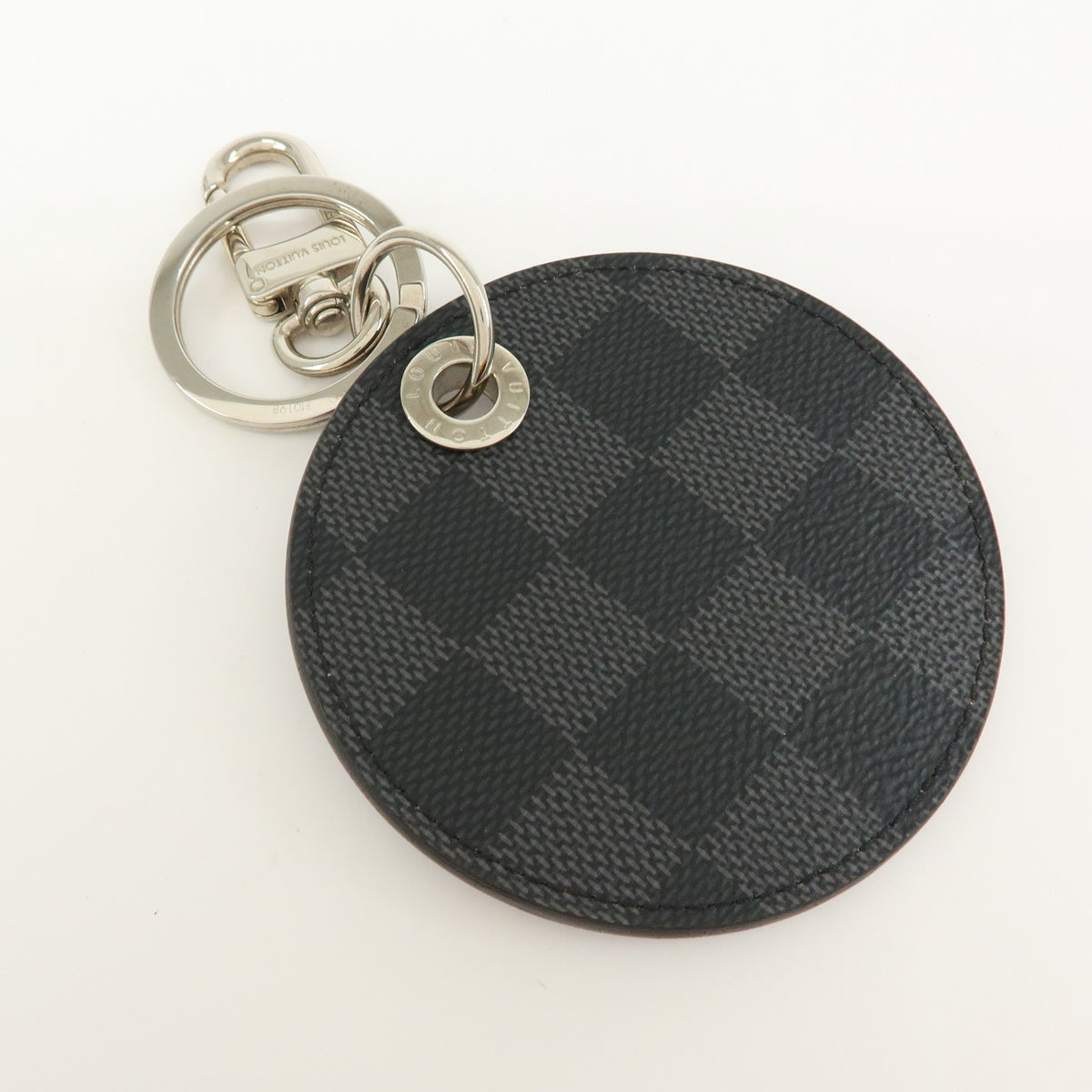 Louis Vuitton Damier Graphite Porte Cle LV Alpes Key Chain Blue M63839