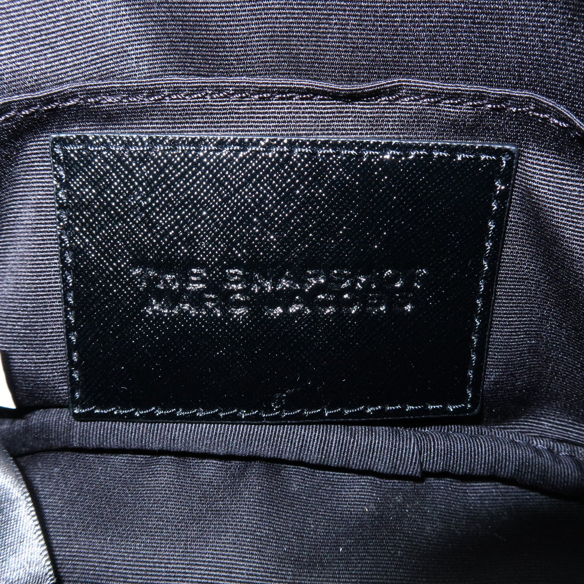 MARC JACOBS THE PLUSH SNAPSHOT Faux Fur Studs 2Way Bag Hand Bag Black
