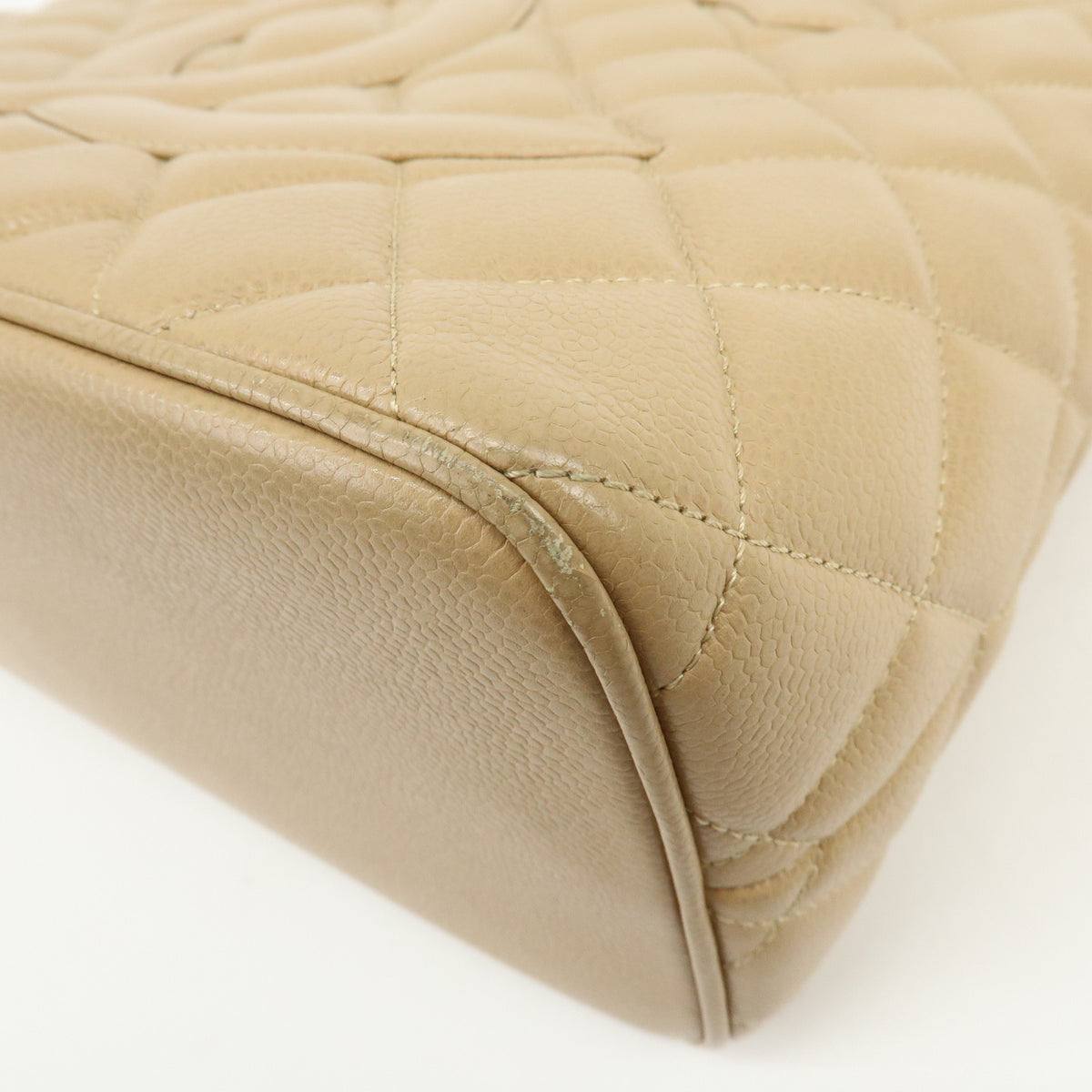 CHANEL Medallion Matelasse COCO Mark Tote Bag Hand Bag Beige A01804