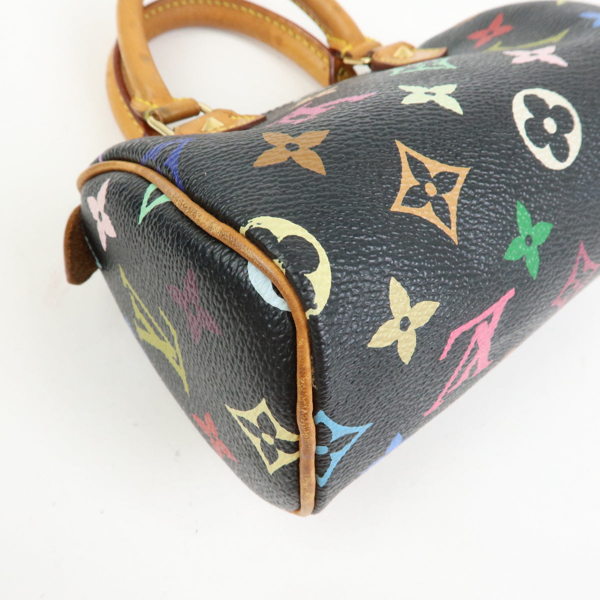 Louis Vuitton Monogram Multicolor Mini Speedy and Strap Noir Lot M92644