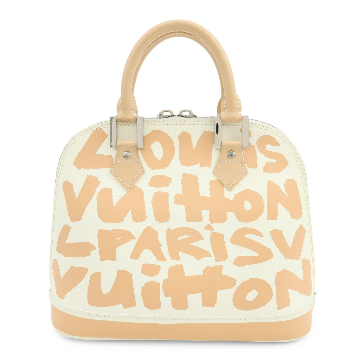 Louis Vuitton Monogram Graffiti Alma MM PVC Leather Hand Bag M92180