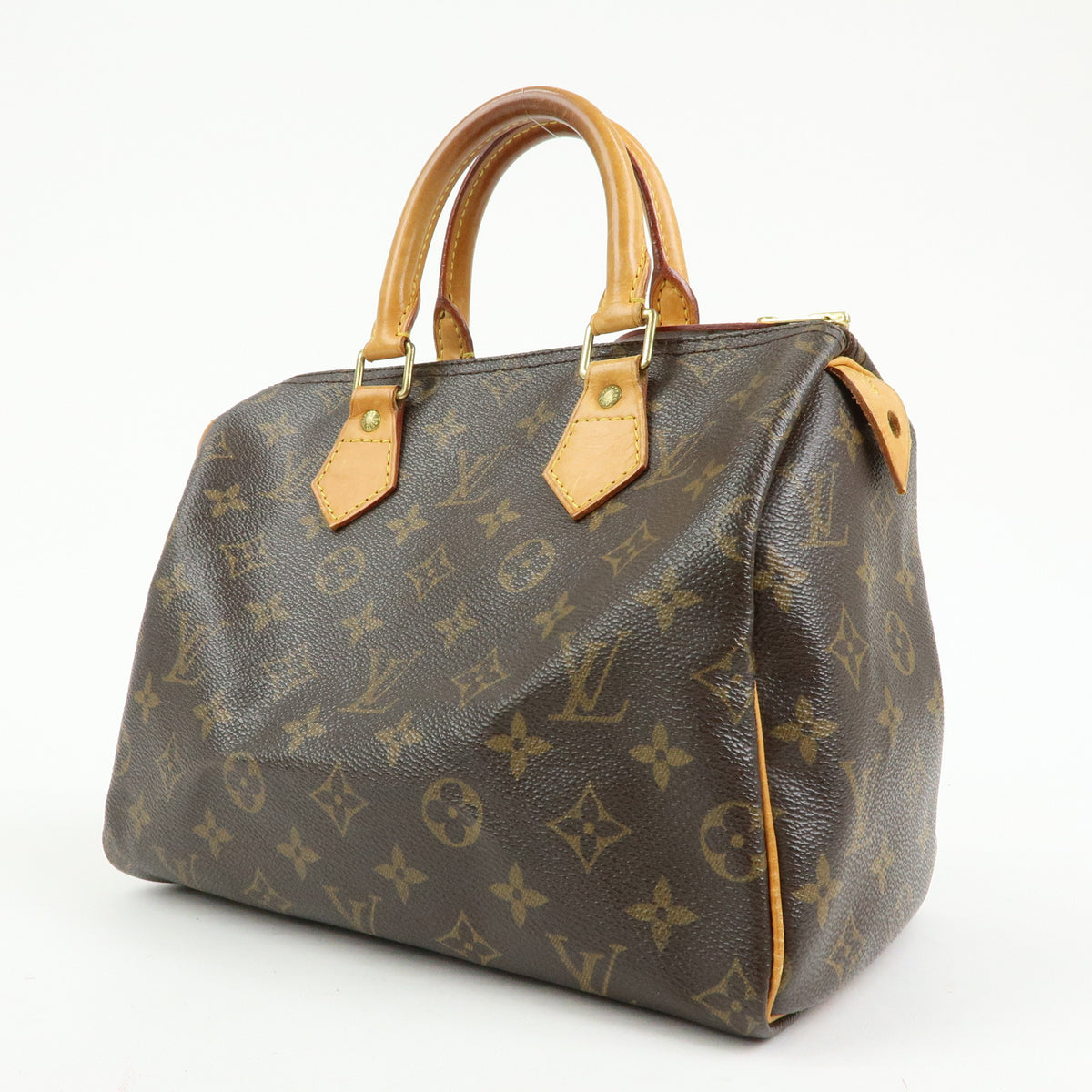 Louis Vuitton Monogram Speedy 25 Boston Bag Hand Bag Brown M41528