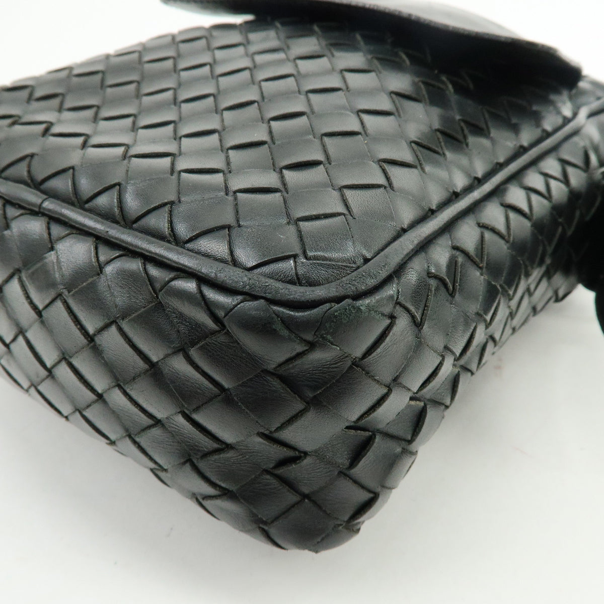 BOTTEGA VENETA Intrecciato Leather Shoulder Bag Crossbody Bag 163313