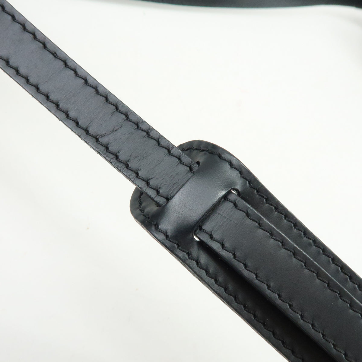 Louis Vuitton Damier Graphite Rem Leather Shoulder Bag Black N41446