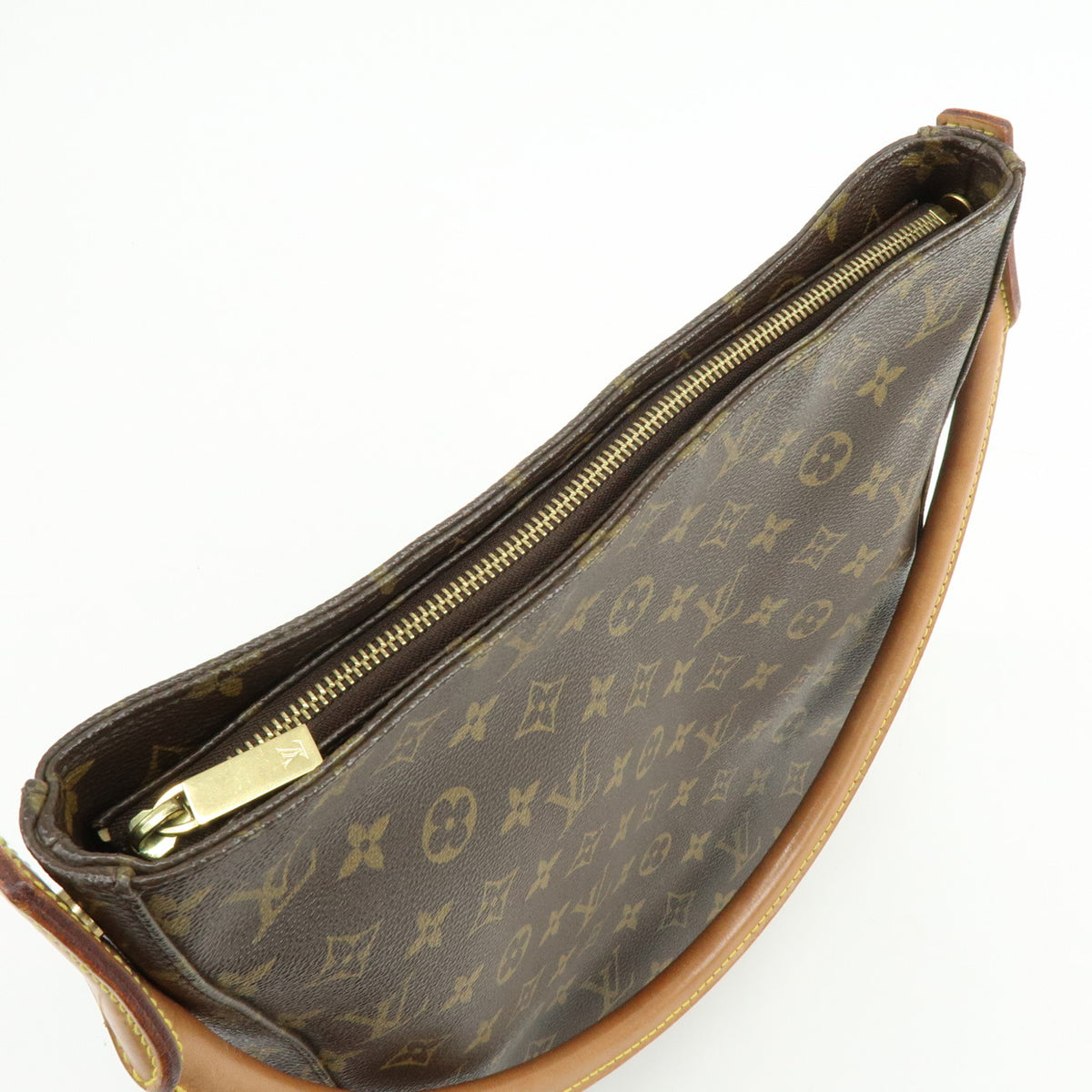 Louis Vuitton Monogram Looping GM Leather Shoulder Bag Brown M51145