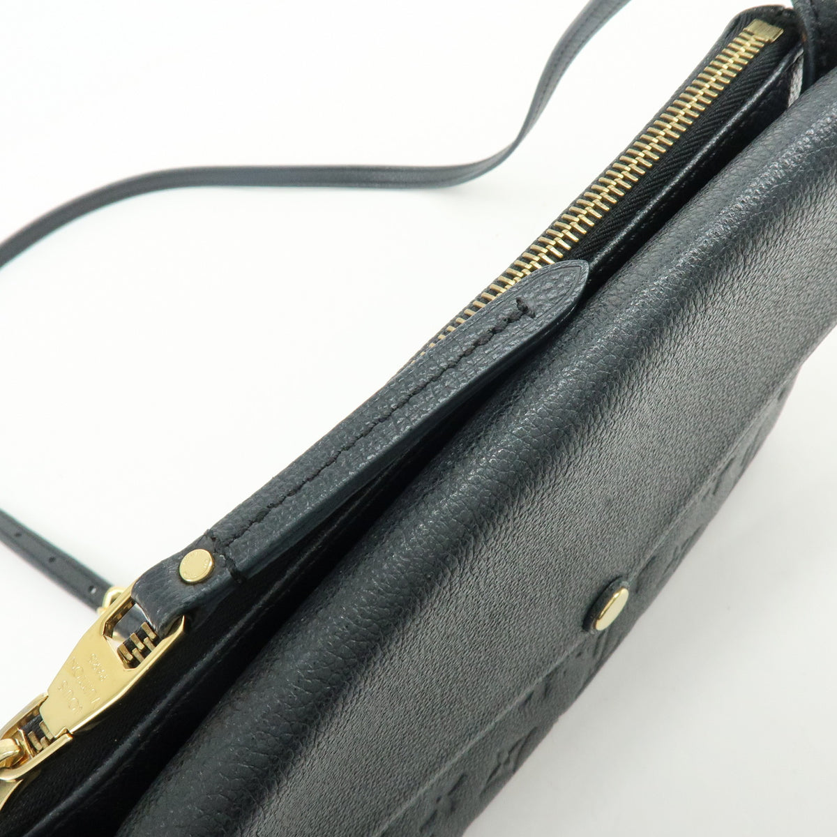 Louis Vuitton Monogram Empreinte Twice Shoulder Bag Noir M50258