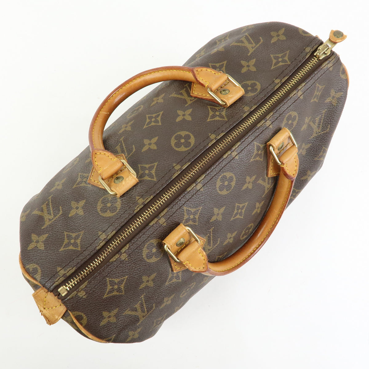 Louis Vuitton Monogram Speedy 30 Boston Bag Hand Bag Brown M41526