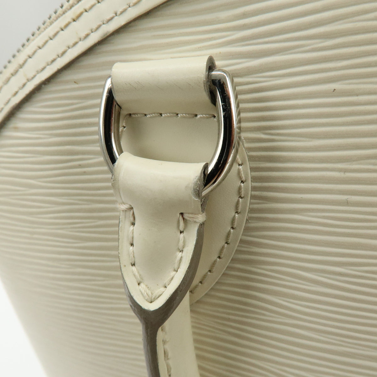 Louis Vuitton Epi Lockit Hand Bag Tote Bag Ivoire White M4229J