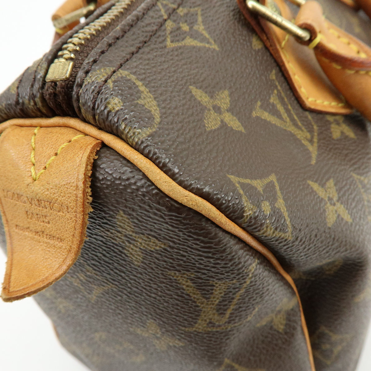 Louis Vuitton Monogram Speedy 25 Boston Bag Hand Bag Brown M41528
