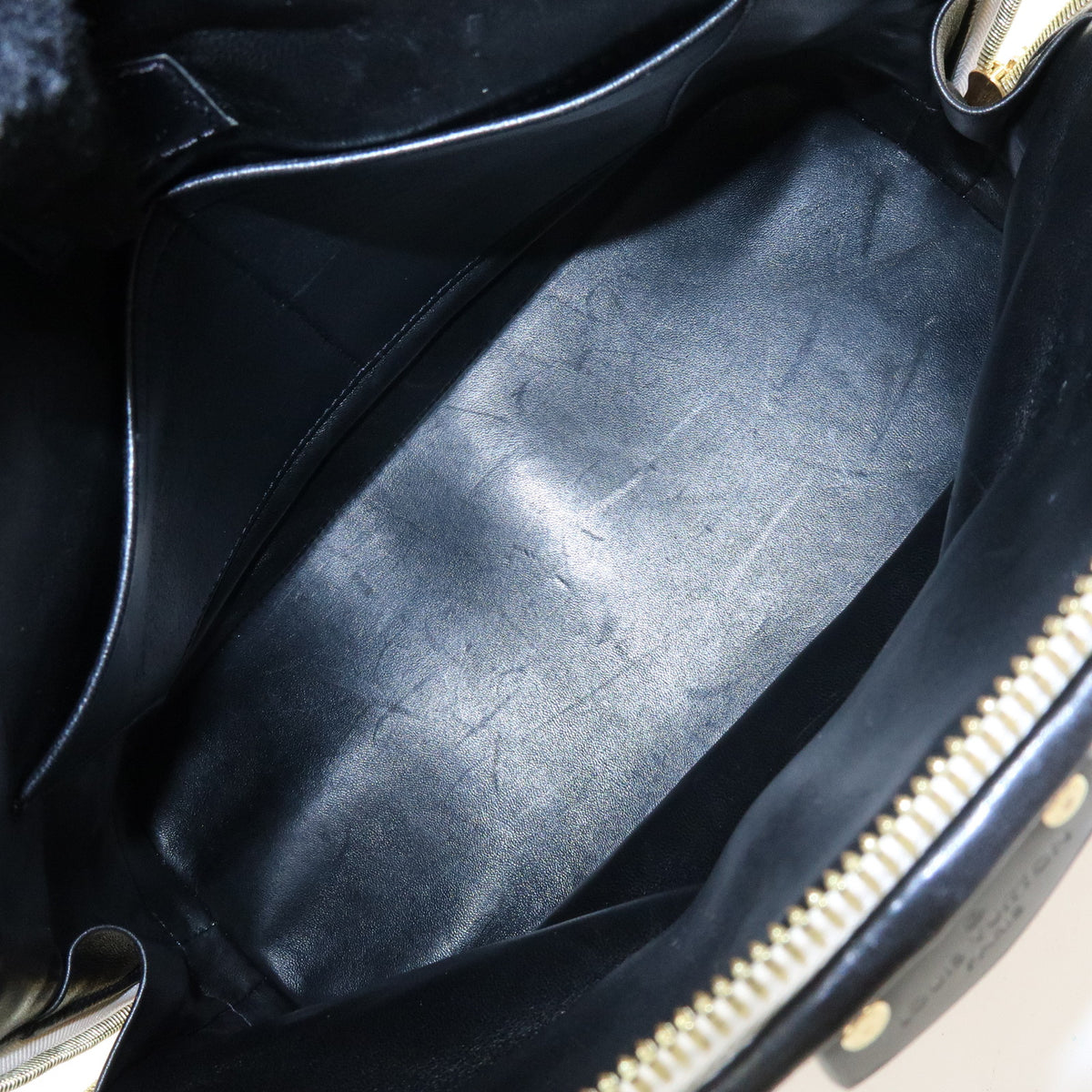 Louis Vuitton Malletage Alma PM 2Way Hand Shoulder Bag Natural M50001