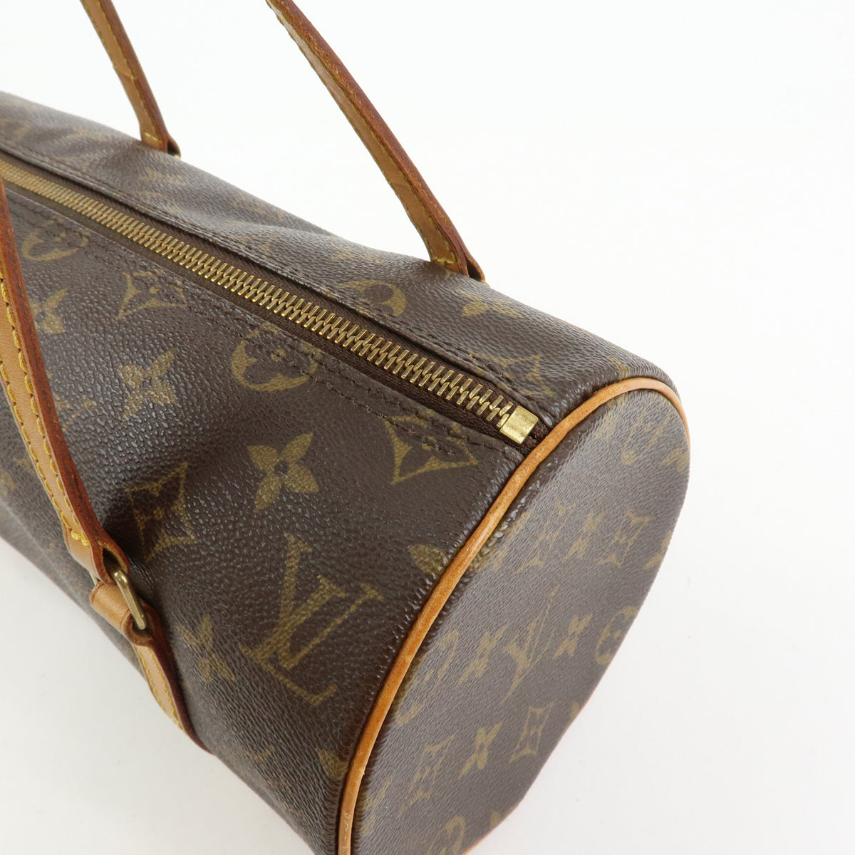 Louis Vuitton Monogram Papillon 26 Hand Bag Brown M51386