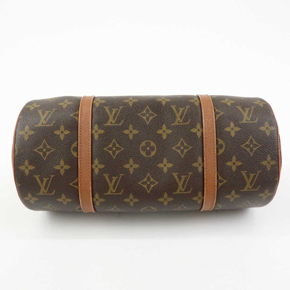 Louis Vuitton Monogram Papillon 30 Hand Bag Brown M51365