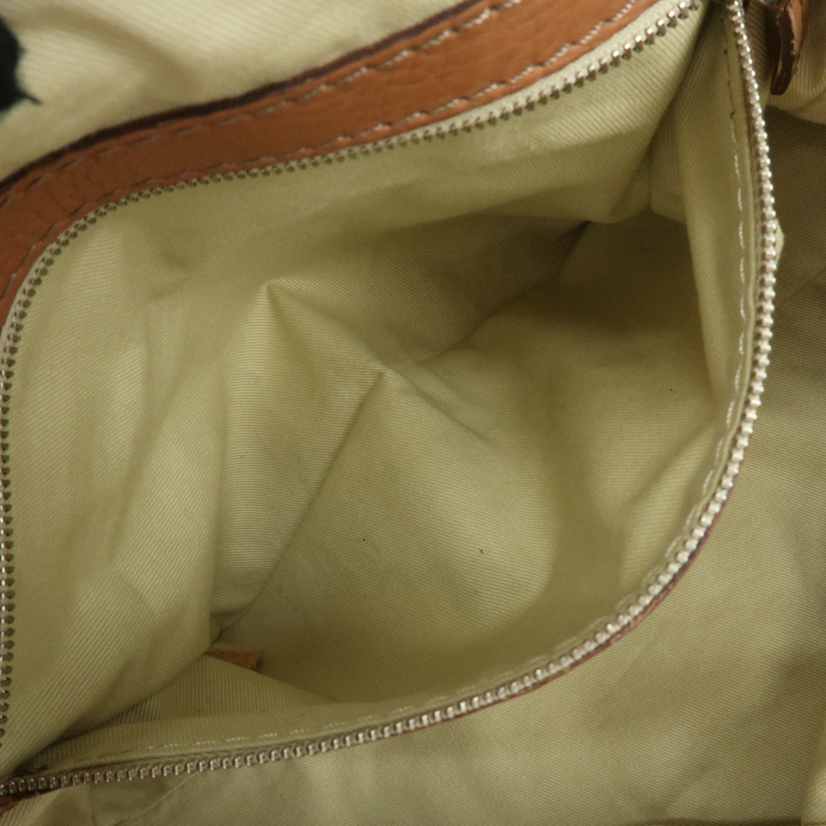 Chloe Paddington Leather Hand Bag Shoulder Bag Brown