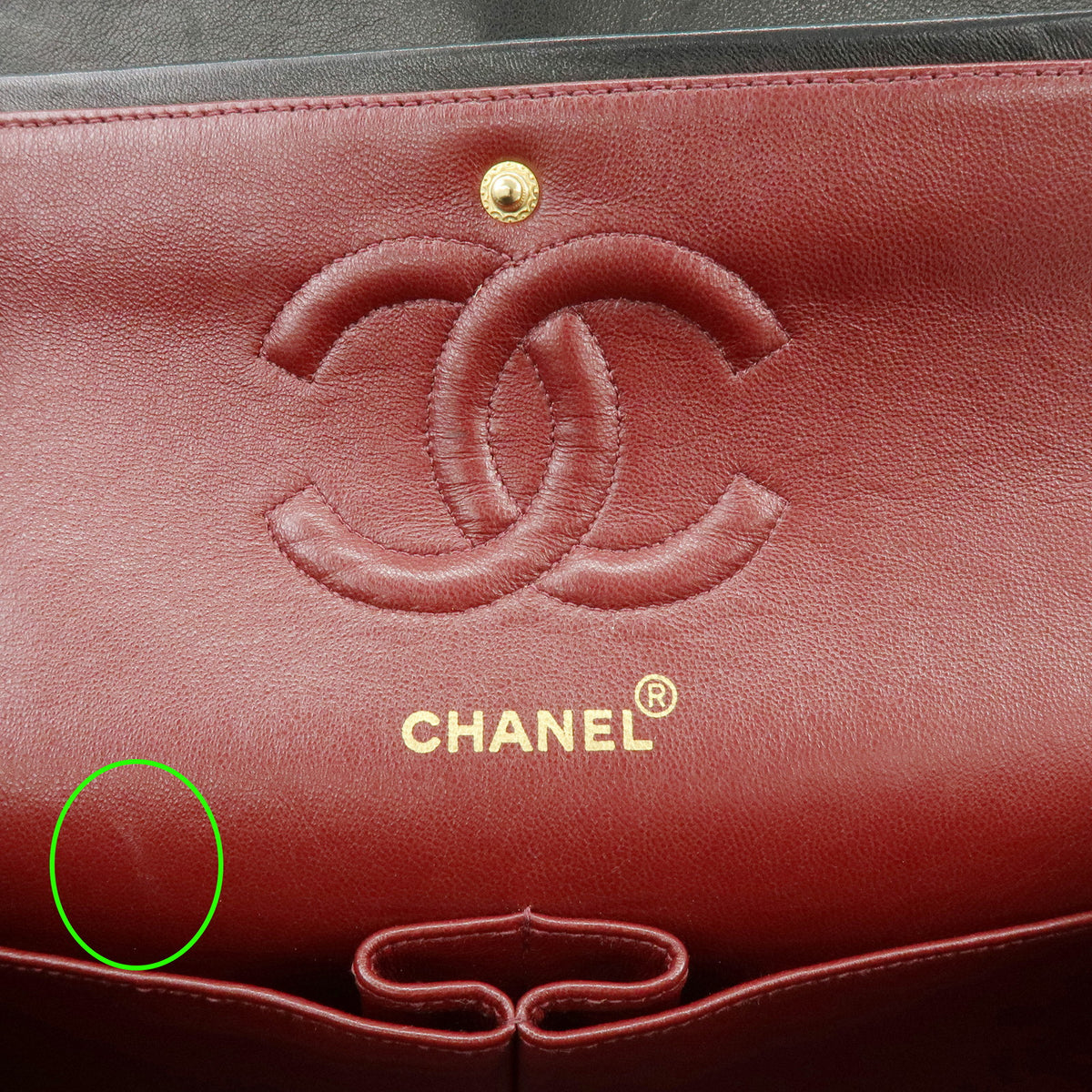 CHANEL Matelasse 25 Double Flap Chain Shoulder Bag Black A01112