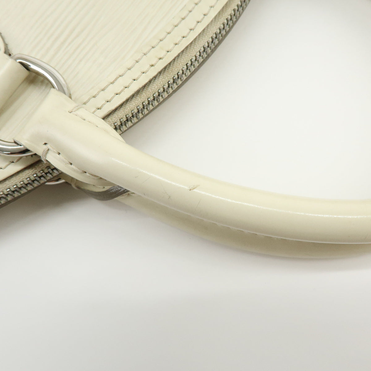 Louis Vuitton Epi Lockit Hand Bag Tote Bag Ivoire White M4229J