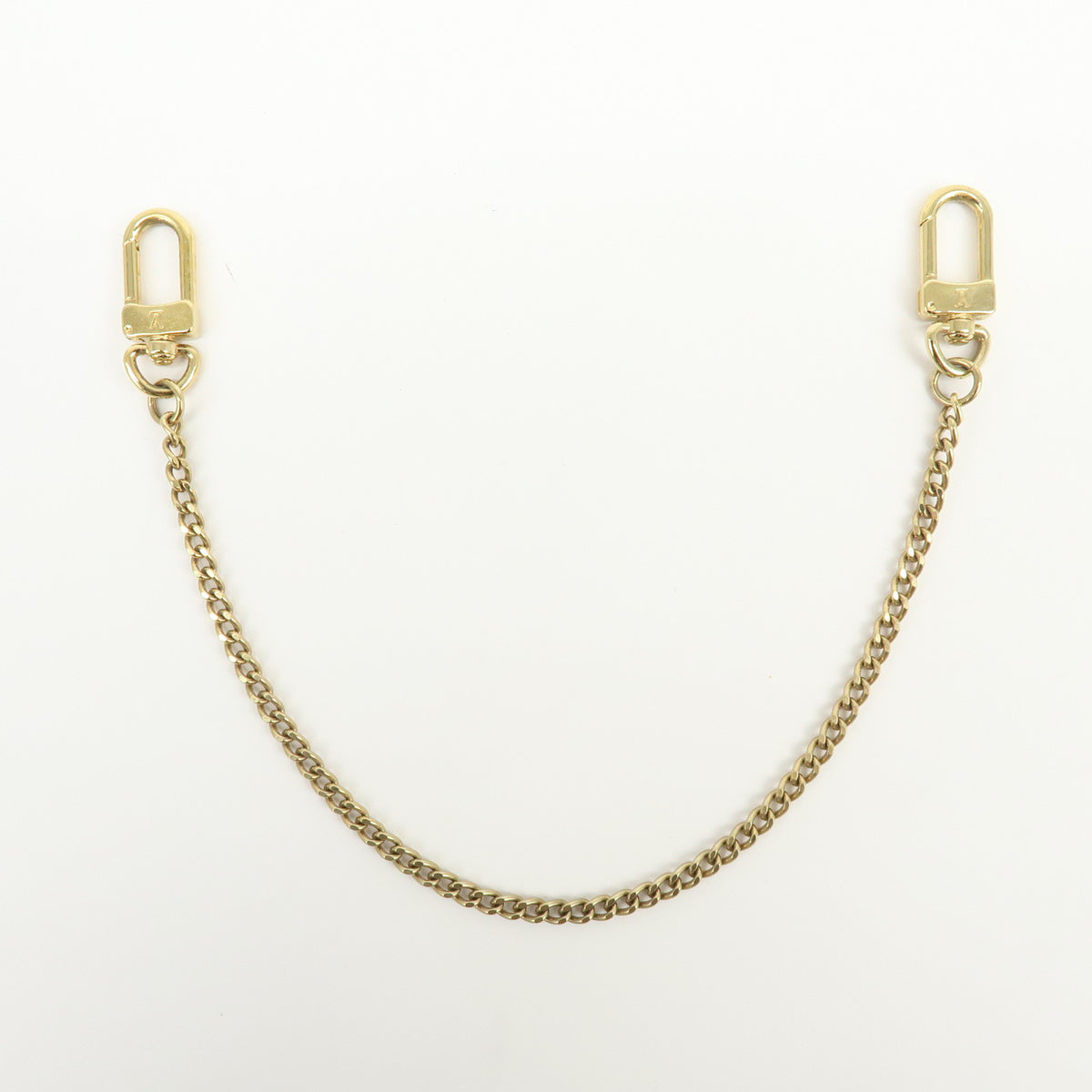 Louis Vuitton Bag Portefeuille Accordeon Metal Charm Key Chain Gold