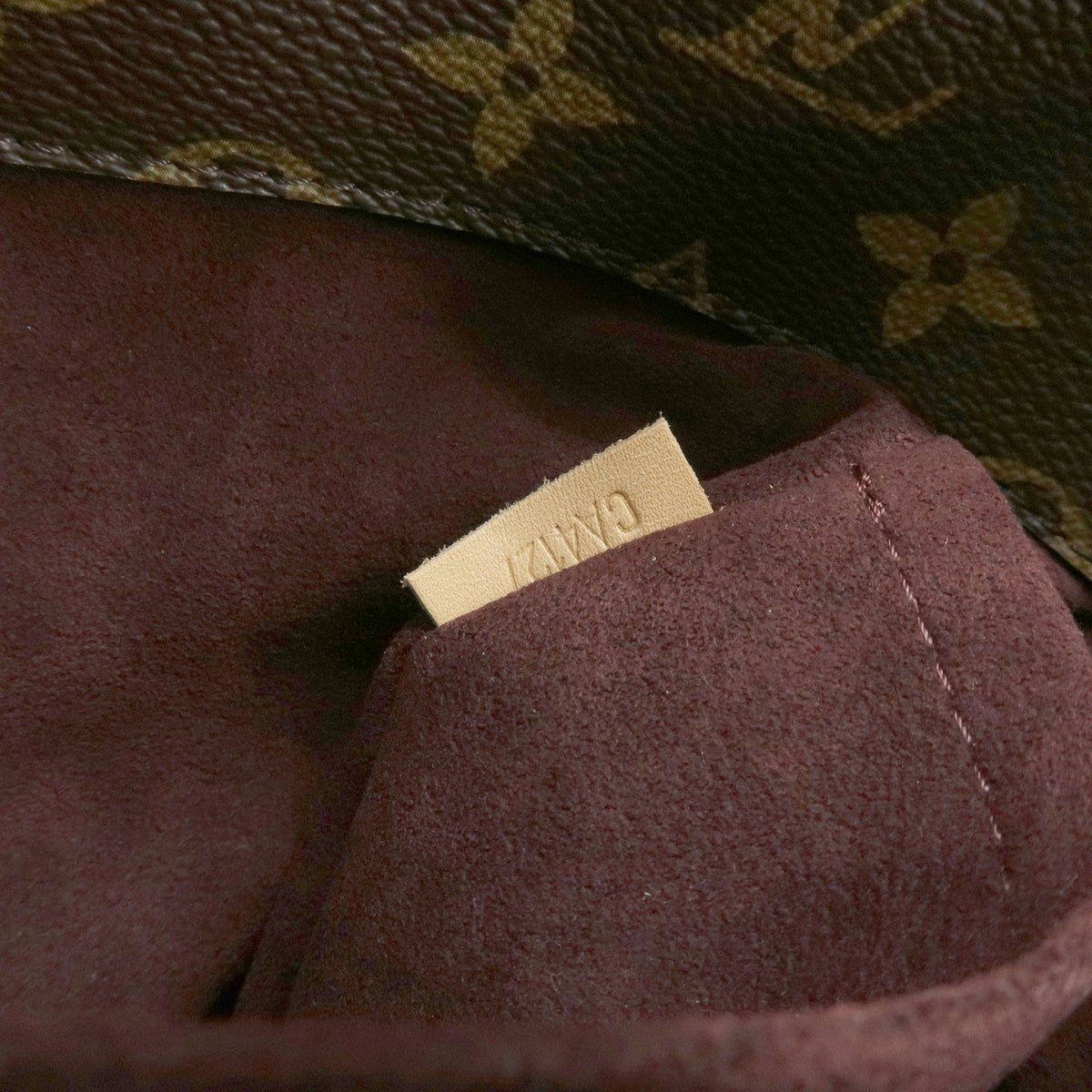 Louis Vuitton Monogram Montaigne MM 2Way Bag Hand Bag Brown M41056