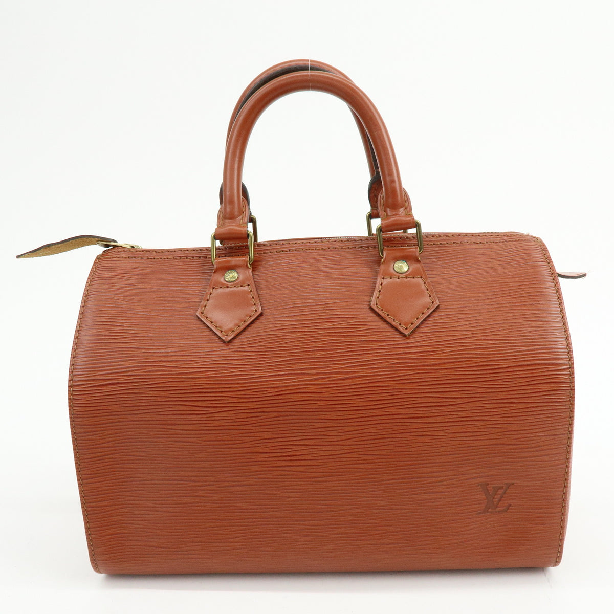 Louis Vuitton Epi Speedy 25 Leather Hand Boston Bag Kenya Brown M43013