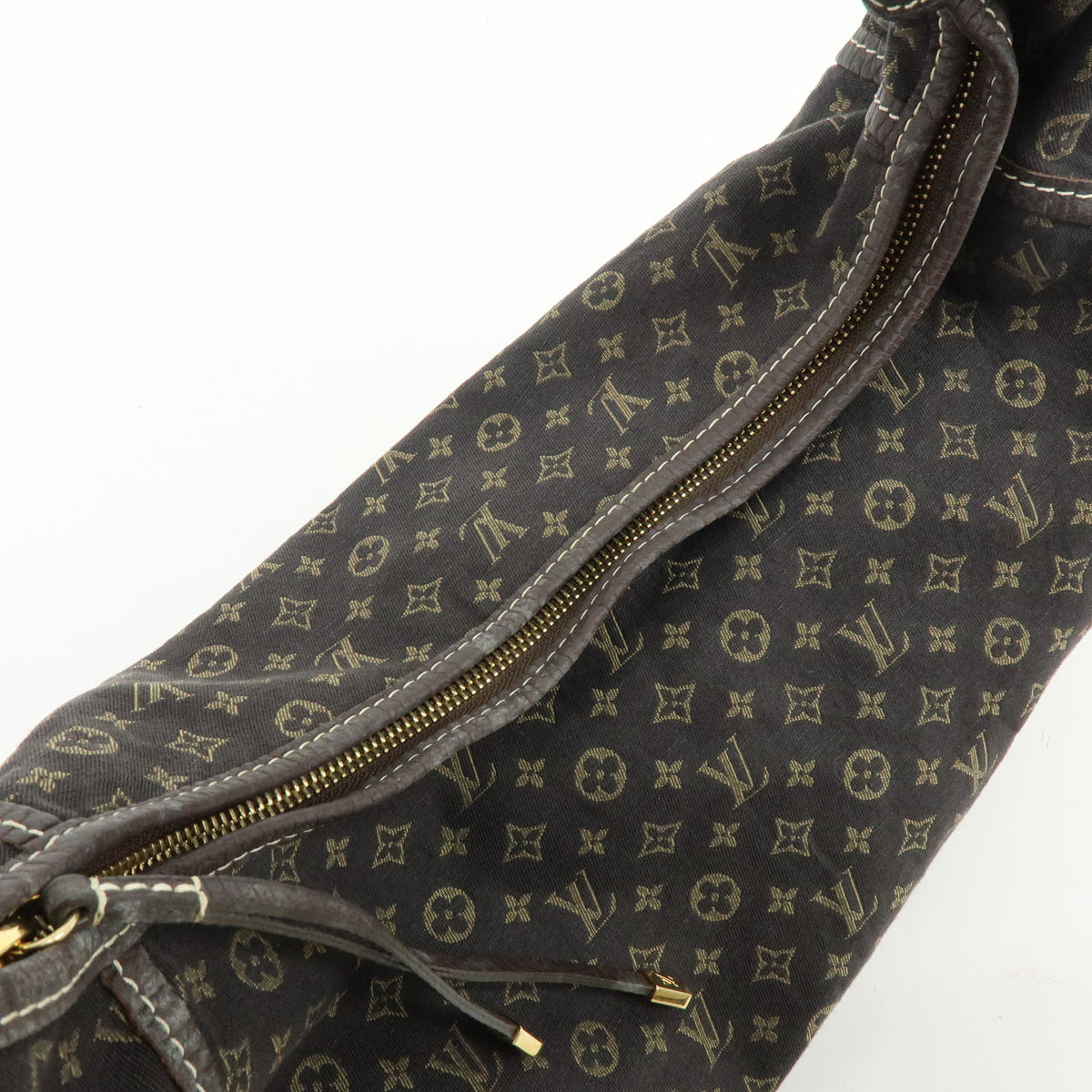 Louis Vuitton Monogram Mini Lin Manon MM Shoulder Bag Ebene M95619