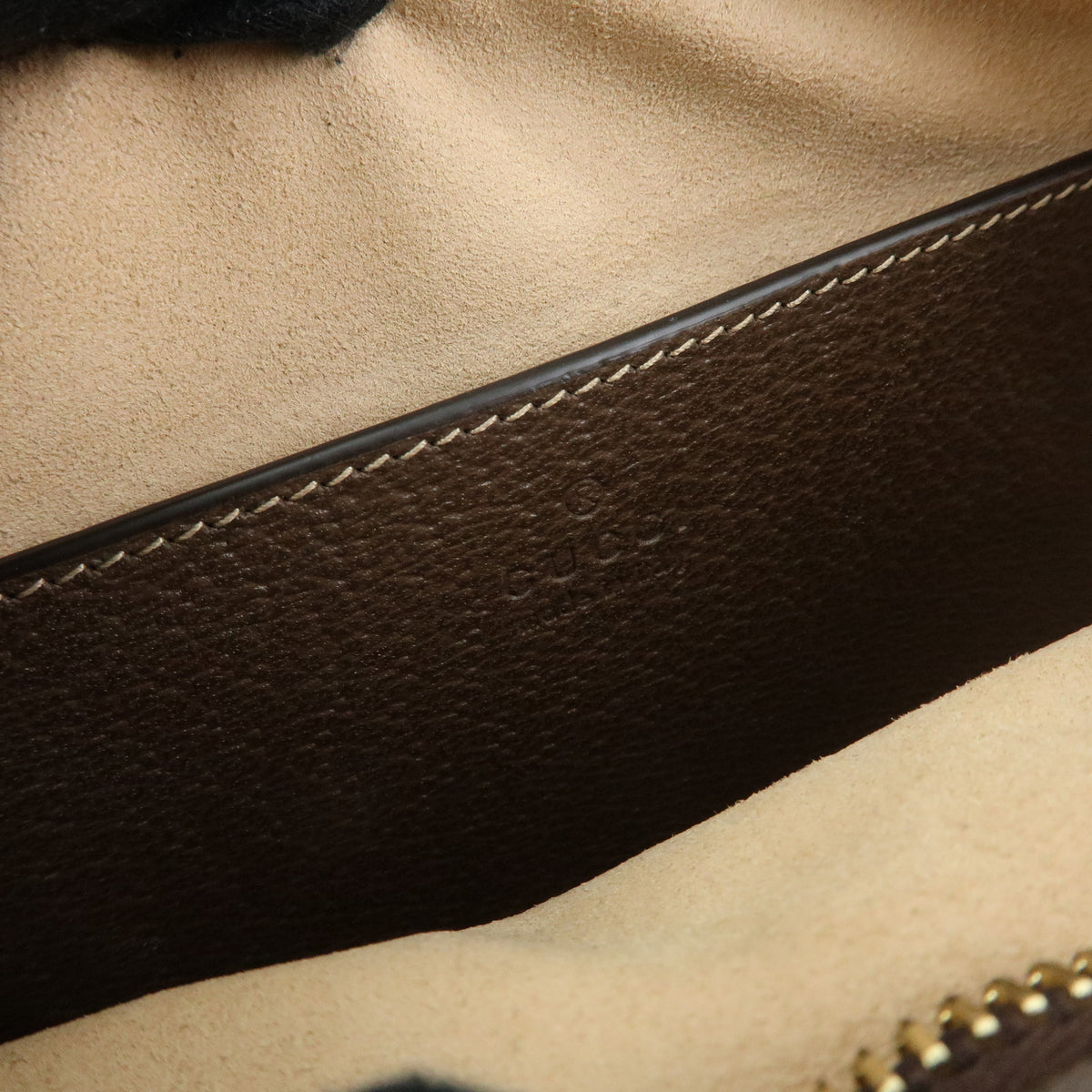 GUCCI Ophidia Sherry Double G GG Supreme Leather Shoulder Bag 517350