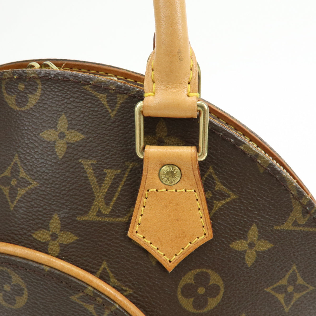 Louis Vuitton Monogram Ellipse PM Hand Bag Brown M51127
