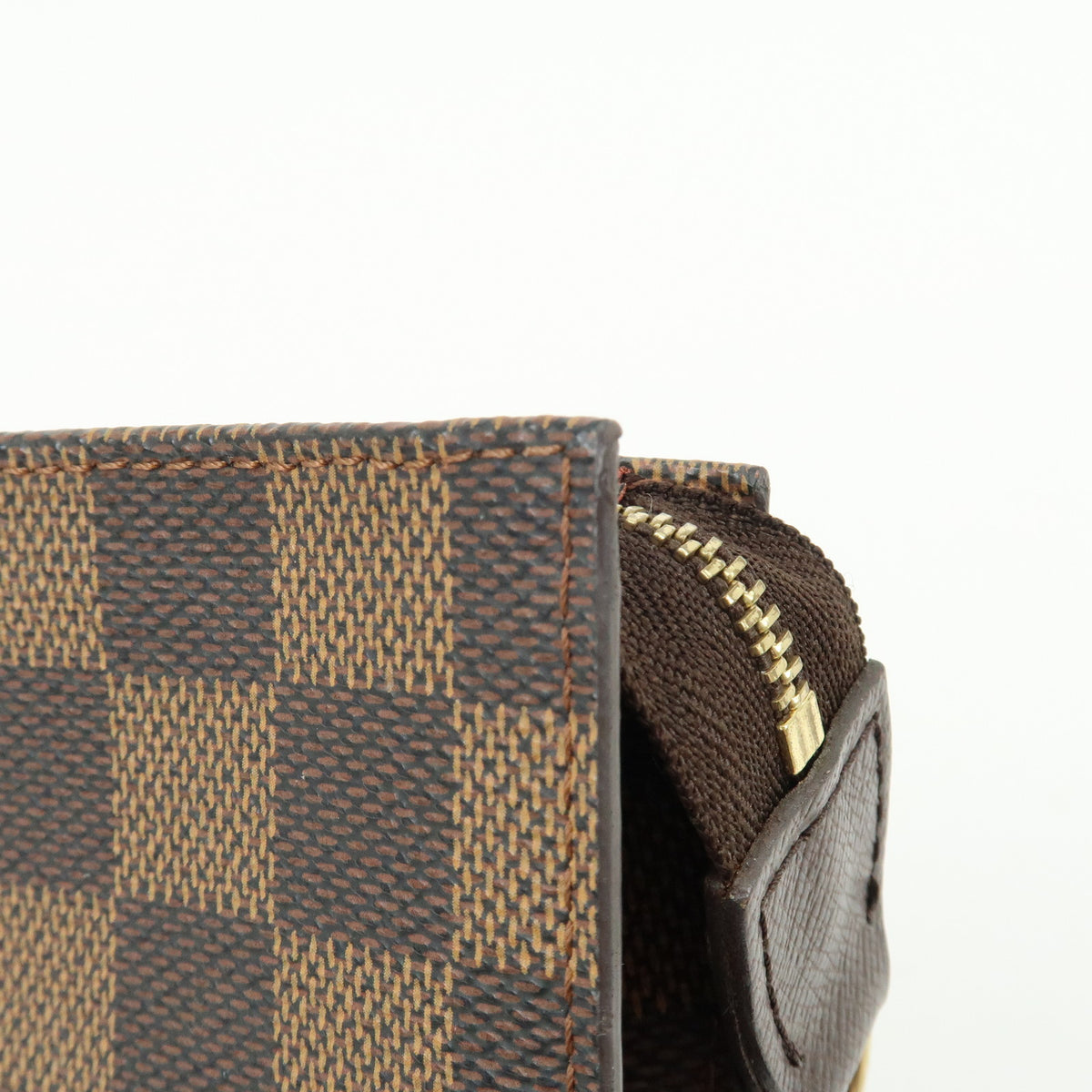 Louis Vuitton Damier Ebene Pouch for Marais Bag Brown
