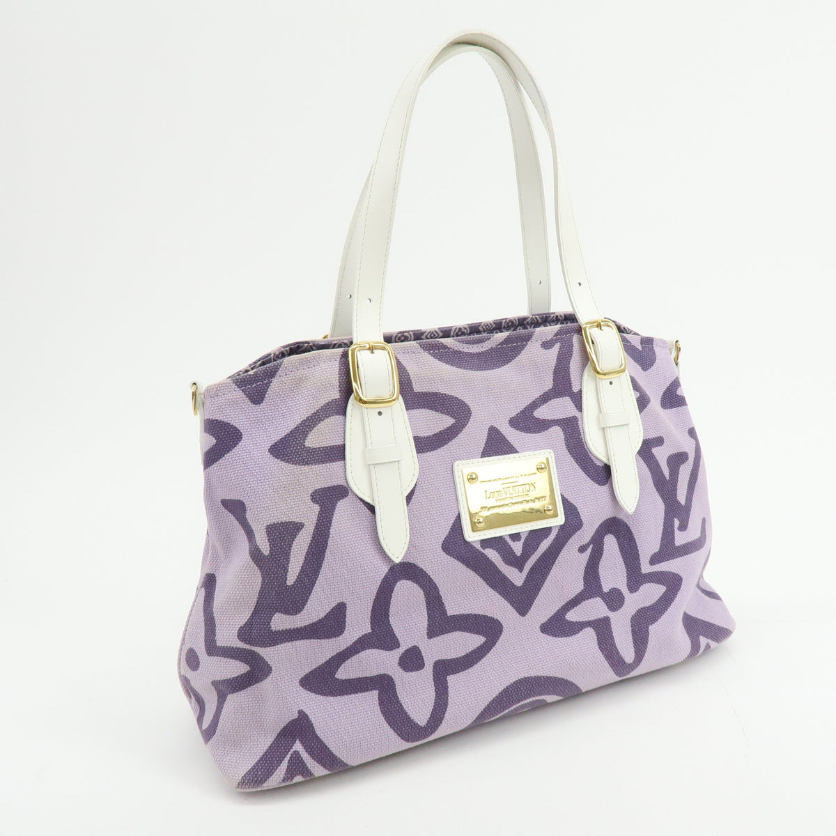 Louis Vuitton Cruise Line Tahitienne PM Canvas Tote Bag Lilas M95680