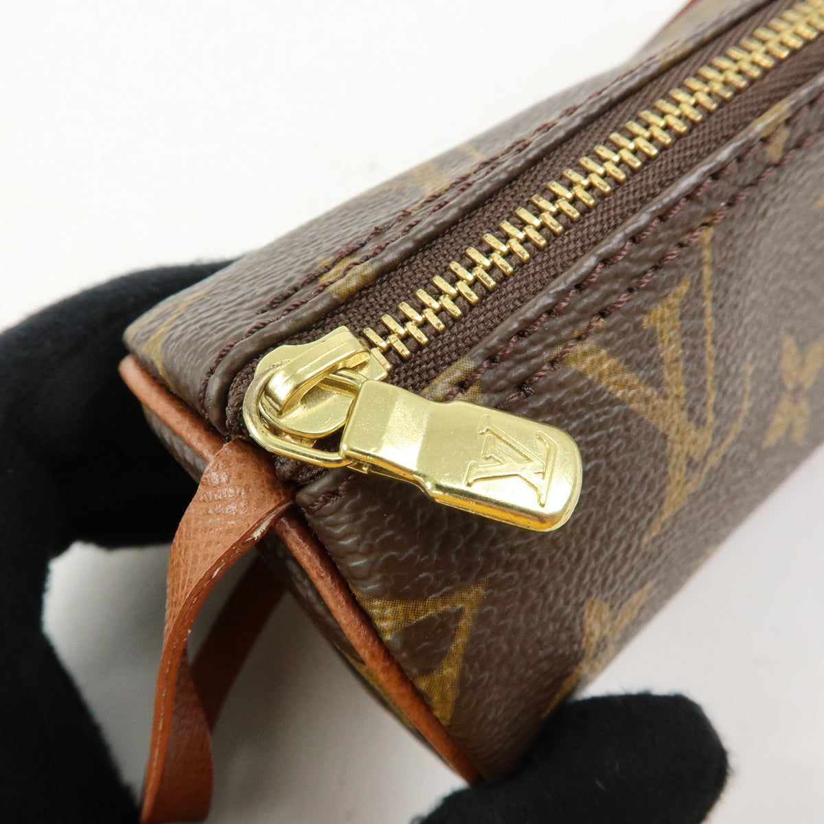 Louis Vuitton Monogram Mini Pouch for Papillon Bag Brown