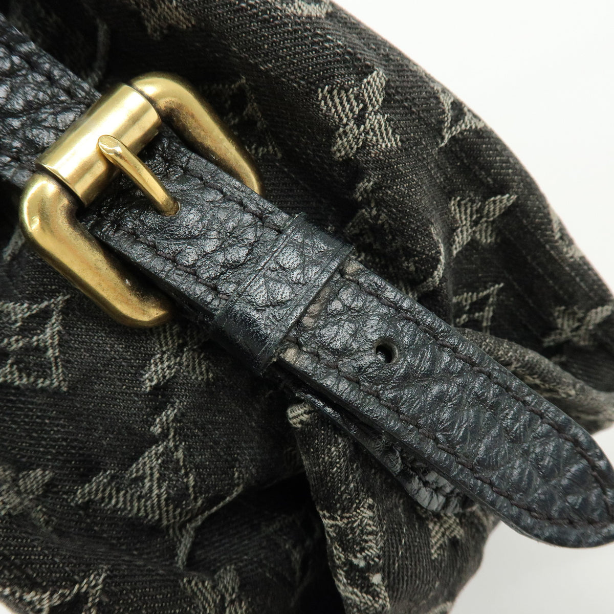 Louis Vuitton Monogram Denim Neo Cabby GM Hand Bag Noir M95352