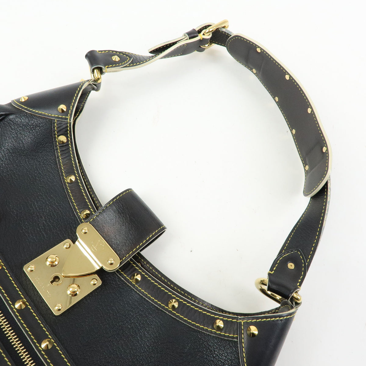 Louis Vuitton Suhali L'Affriolant Leather Shoulder Bag Noir M92851
